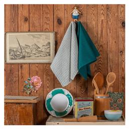 Melinen Carrot Πετσέτα Κουζίνας από 100% Βαμβάκι Teal 45x65cm 2τμχ