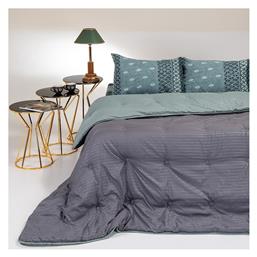 Melinen Πάπλωμα Μονό 160x240 Elle Dark Grey / Aqua