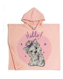 Melinen Puppy Pink Παιδικό Πόντσο Θαλάσσης 60x60cm από το Katoikein