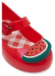 Melissa Παιδικές Μπαλαρίνες με Ρυθμιζόμενο Μεταλλικό Κούμπωμα Κόκκινες