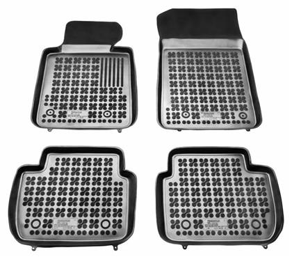 Mercedes-Benz Σετ Μπροστινά και Πίσω 4τμχ για Mercedes-Benz C Class 2000-2007 Μαύρα