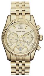 Michael Kors Lexington Ρολόι Μπαταρίας με Μεταλλικό Μπρασελέ