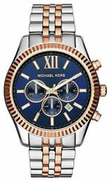 Michael Kors Lexington Ρολόι Μπαταρίας με Μεταλλικό Μπρασελέ