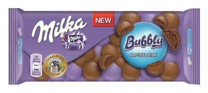 Milka Bubbly Σοκολάτα Γάλακτος Alpine Milk 90gr από το Panora