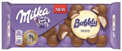 Milka Bubbly White Σοκολάτα Γάλακτος με Λευκή Σοκολάτα 95gr