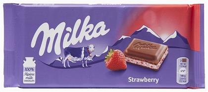 Milka Σοκολάτα Γάλακτος Strawberry Yoghurt 100gr από το Panora