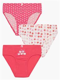 Minerva Cats Παιδικό Σετ με Βρακάκια White-fuxia 3τμχ