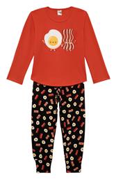 Minerva Παιδική Πιτζάμα Χειμωνιάτικη Egg