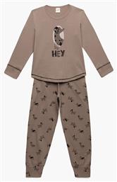 Minerva Παιδική Πιτζάμα Χειμωνιάτικη Woof
