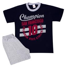 Minerva Παιδική Πιτζάμα Καλοκαιρινή Navy Μπλε San Francisco