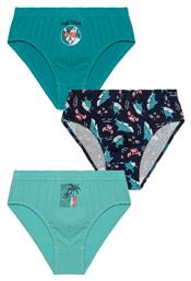 Minerva Sharks Παιδικό Σετ με Βρακάκια Πράσινα 3τμχ