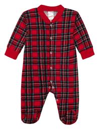 Minerva Βρεφικό Φορμάκι Μακρυμάνικο Κόκκινο