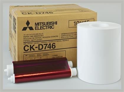 Mitsubishi Electric CK-D746 Γνήσια Μελανοταινία 10x15 cm 2x 400 Prints 2τμχ