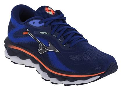 Mizuno Wave Sky 7 Ανδρικά Αθλητικά Παπούτσια Running Μπλε