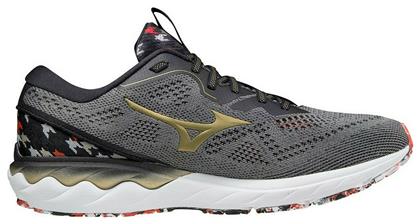 Mizuno Wave Skyrise 2 Ανδρικά Αθλητικά Παπούτσια Running Γκρι από το Plus4u