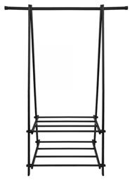 Modernhome YLT-0311F Κρεμάστρα Δαπέδου από Μέταλλο Μαύρη 107x43.5x150cm