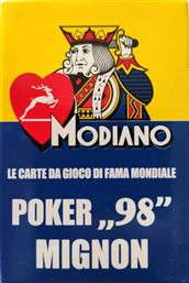 Modiano Poker 98 Mignon Blue