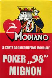 Modiano Poker 98 Mignon Red από το Plus4u