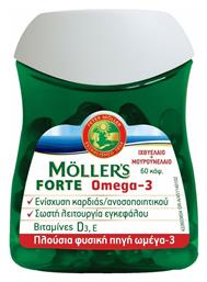 Moller's Forte Omega-3 Μουρουνέλαιο και Ιχθυέλαιο 10mg