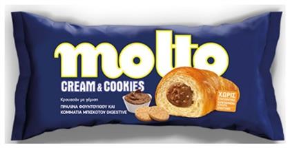 Molto Κρουασάν Cream & Cookies με Γεύση Πραλίνα 98gr