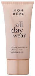Mon Reve All Day Wear Foundation 35ml