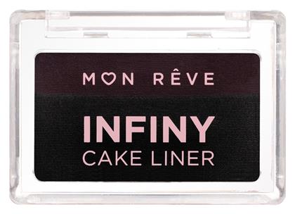 Mon Reve Infiny Cake Liner Water-activated Eyeliner Σε Μορφή Πούδρας Με Απίστευτη Χρωματική Απόδοση 3g - 01 Black & Brown