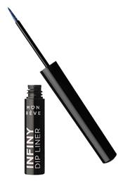 Mon Reve Infiny Dip Waterproof Πινέλο Eye Liner 02 Midnight Blue 2ml