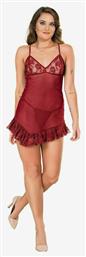 Moongirl 10082 Sara Baby Doll Plus Size Bordeaux