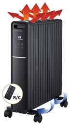 Morris MHR-20042 Θερμοπομπός Δαπέδου 2000W με Ηλεκτρονικό Θερμοστάτη 55.3x66cm Μαύρος