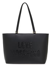 Moschino Γυναικεία Τσάντα Tote Χειρός Μαύρη από το Tsakiris Mallas