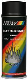 Motip Dupli Σπρέι Βαφής Θερμοκρασίας Heat Resistant Μαύρο 400ml