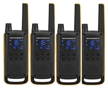 Motorola Talkabout T82 Extreme Ασύρματος Πομποδέκτης PMR 0.5W με Μονόχρωμη Οθόνη Σετ 4τμχ