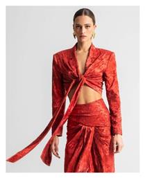 Moutaki Γυναικείο Σακάκι Κόκκινο