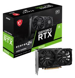 MSI GeForce RTX 3050 6GB Ventus 2X 6G OC από το e-shop