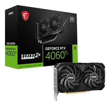 MSI GeForce RTX 4060 Ti 8GB Ventus 2X Black OC από το e-shop