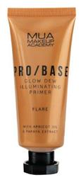 MUA Pro Base Primer Προσώπου σε Υγρή Μορφή Glow Dew Flare 30ml