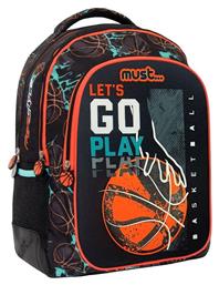 Must Basketball Let S Go με 3 Θήκες Τσάντα Πλάτης Μωβ 25lt