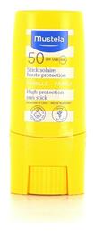 Mustela High Protection SPF50 Αντηλιακό Stick 9ml