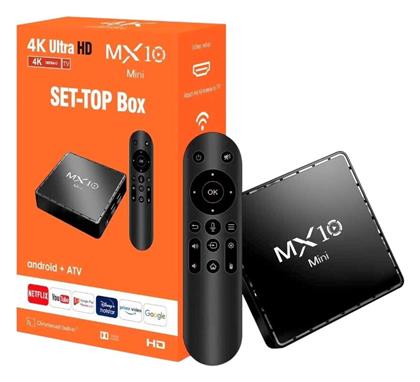 MX10 F1 4K UHD 2GB RAM με Android 13.0