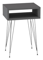 Naida Ξύλινο με Μεταλλικά Πόδια 40x30x59cm