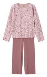 Name It Παιδική Πιτζάμα Χειμωνιάτικη Βαμβακερή Mauve Shadows