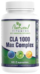 Natural Vitamins CLA 1000 Max Complex 60 tabs