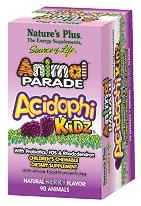 Nature's Plus Animal Parade Acidophikidz 90 μασώμενες ταμπλέτες Berry