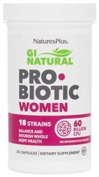 Nature's Plus GI Natural Probiotic Women με Προβιοτικά και Πρεβιοτικά 30 κάψουλες από το Pharm24