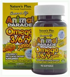 Nature's Plus Source Of Life Animal Parade Omega 3 6 9 Junior 90 μαλακές κάψουλες Λεμόνι από το Pharm24