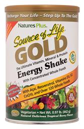 Nature's Plus Source of Life Gold Energy Shake Βιταμίνη για Ανοσοποιητικό & Αντιοξειδωτικό 442gr από το Pharm24