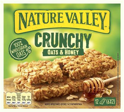 Nature Valley Μπάρες Δημητριακών Μούσλι με Μέλι (6x42g) 160gr Κωδικός: 17317122