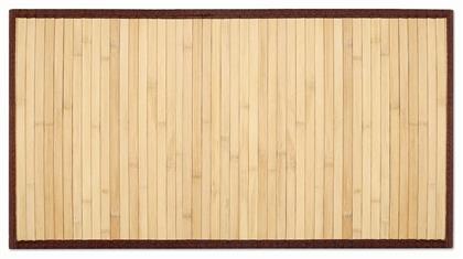 Navaris Πατάκι Μπάνιου Ξύλινο 48383.2 Light Brown 43x80εκ.