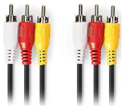 Nedis Cable Composite male - Composite male 10m (CVGP24300BK100)