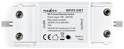 Nedis Circuit Breaker In-Line 10A Smart Ενδιάμεσος Διακόπτης Wi-Fi σε Λευκό Χρώμα